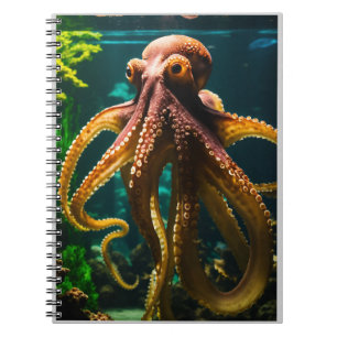 Caderno Espiral A Fuga: Polvo Gigante no Aquário