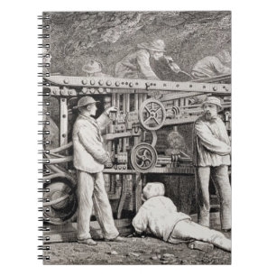 Caderno Espiral A galeria avançada no lado francês da