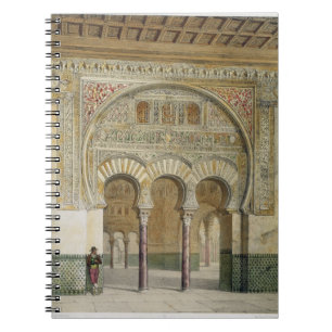 Caderno Espiral A galeria da corte dos leões no Alhambra,