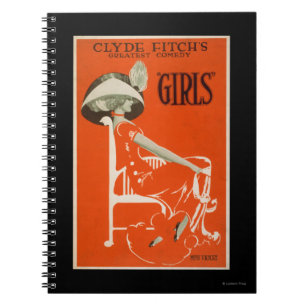 Caderno Espiral A grande comédia de Clyde Fitch, teatro 2 das