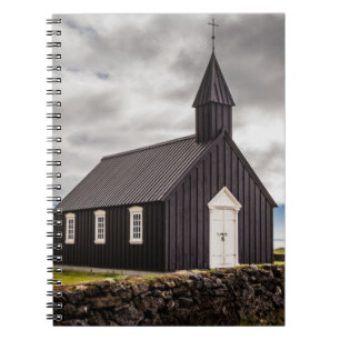 Caderno Espiral A Igreja Negra De Budir, Islândia