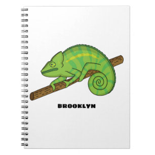 Caderno Espiral A ilustração do camaleão de Parson