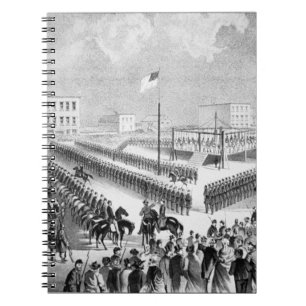 Caderno Espiral A insurreição de Santee Sioux, Mankato, Minnesot