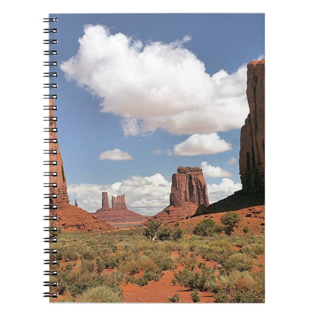 Caderno Espiral A janela, vale do monumento, UT (Frente)