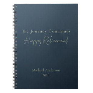 Caderno Espiral A Jornada Continua Elegante Personalizada