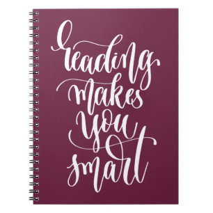 Caderno Espiral A leitura fá-lo esperto
