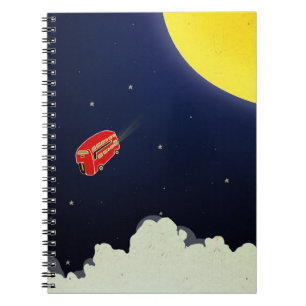 Caderno Espiral À lua
