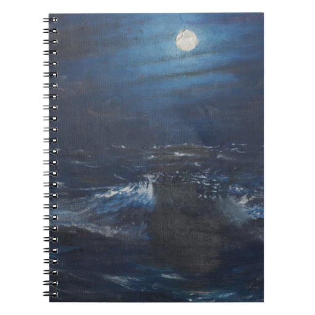 Caderno Espiral A lua do conto dizer (Frente)