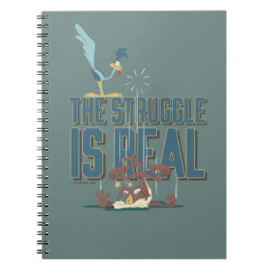 Caderno Espiral A Luta É Real ROAD RUNNER™ E Wile E. Coyote