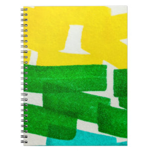 Caderno Espiral A Mão De Seafoam Lilac Boho Desenhou Traço. Fuch