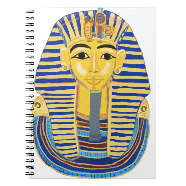 Caderno Espiral A máscara de Tutankhamun (Frente)