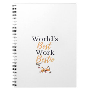 Caderno Espiral A Melhor Colega De Trabalho Do Mundo