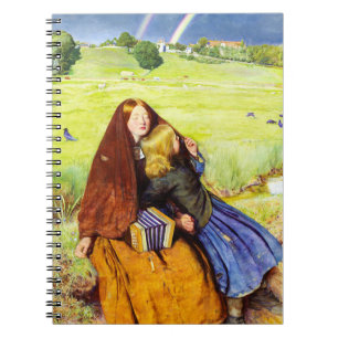 Caderno Espiral A Menina Cega por John Everett Millais