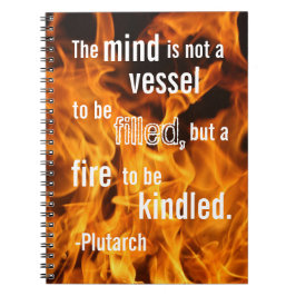 Caderno Espiral A mente, fogo
