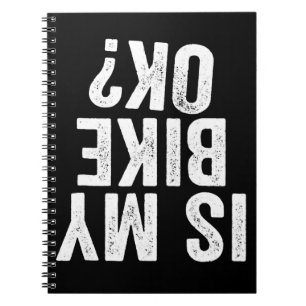 Caderno Espiral A Minha Bicicleta Está Bem Engraçada Presente Pa