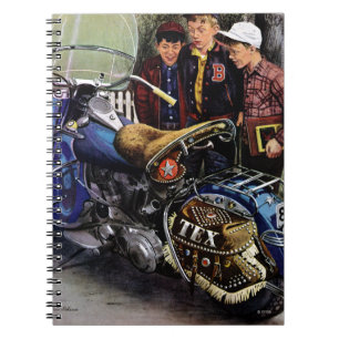 Caderno Espiral A motocicleta de Tex