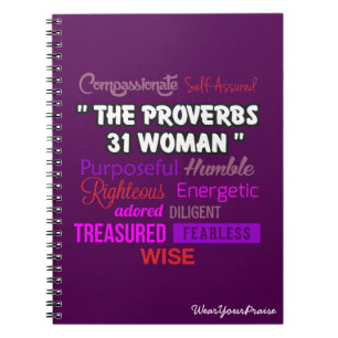 Caderno Espiral A mulher dos provérbio 31