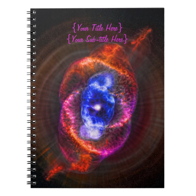 Caderno Espiral A nebulosa do olho de gatos (Frente)