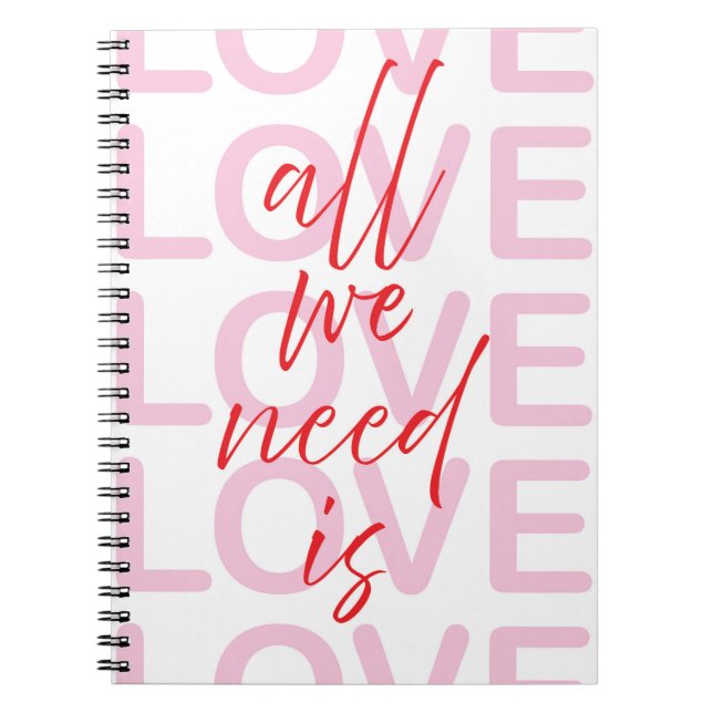 Caderno Espiral A notebook in a minimalistic style (Frente)
