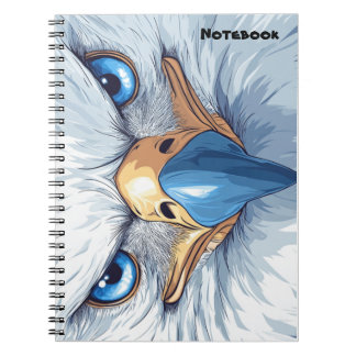 Caderno Espiral A notebook with eyes