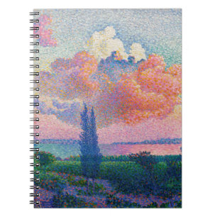 Caderno Espiral A Nuvem Rosa, pintura de Henri-Edmond Cross