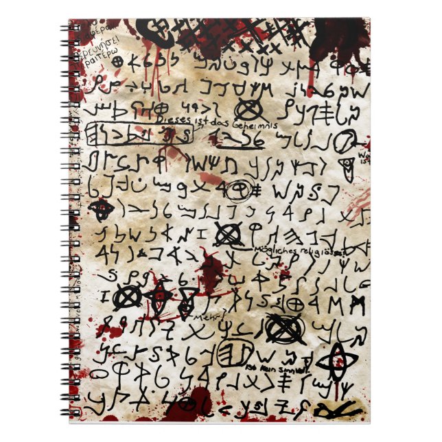 Caderno Espiral A página faltante (Frente)