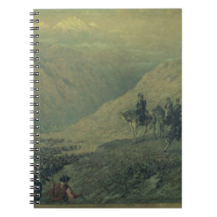 Caderno Espiral A passagem dos Andes em 1817 (óleo em canvas)