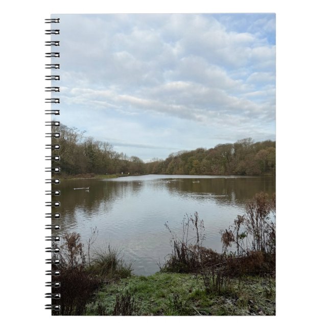 Caderno Espiral A peacful lake.. (Frente)
