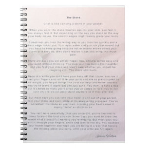 Caderno Espiral A Pedra