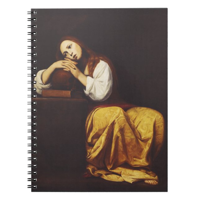 Caderno Espiral A penitente Mary Magdalene por Giacomo Galli (Frente)