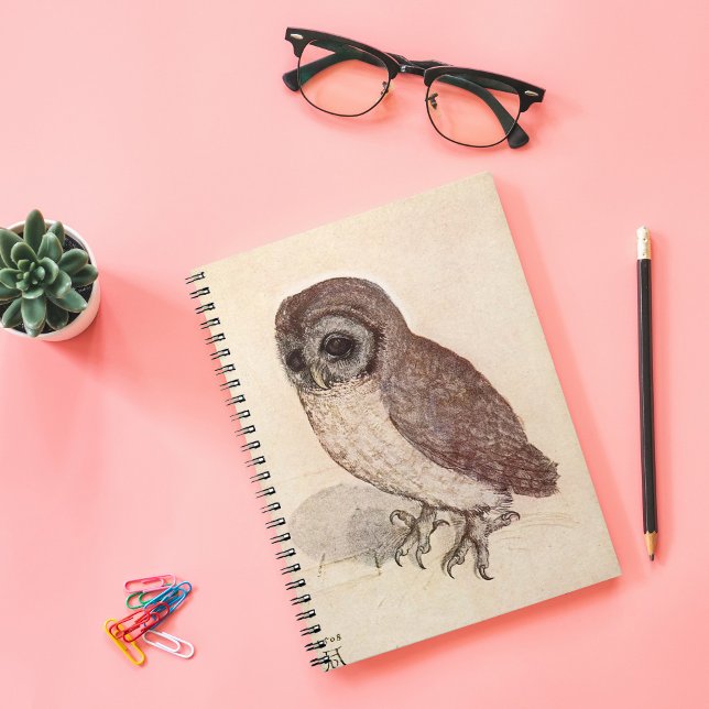 Caderno Espiral A Pequena Coruja | Albrecht Dürer (Criador carregado)