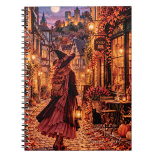 Caderno Espiral A Pequena Garota Viajante Stolberg Outono Bruxo