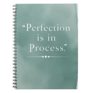 Caderno Espiral A Perfeição Está no Processo