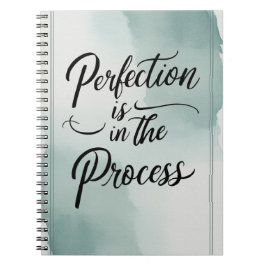 Caderno Espiral A perfeição está no processo
