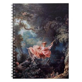 Caderno Espiral A pintura Swing de Jean-Honoré Fragonard