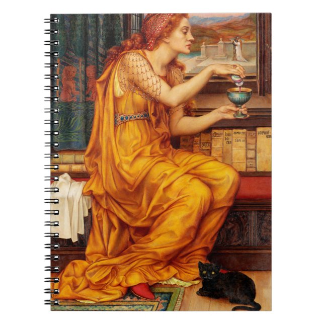 Caderno Espiral A Poção do Amor - A Pintura De Evelyn De Morgan (Frente)