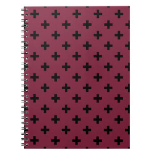 Caderno Espiral A polca preta cruza a amora