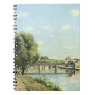 Caderno Espiral A Ponte da Ferrovia Camille Pissarro  