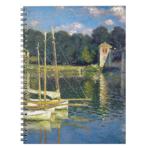 Caderno Espiral A ponte em Argenteuil por Claude Monet