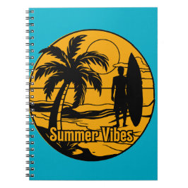 Caderno Espiral a praia