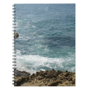 Caderno Espiral A praia encontra o oceano