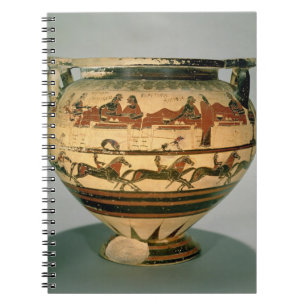 Caderno Espiral A preto-figura adiantada coluna-krater do