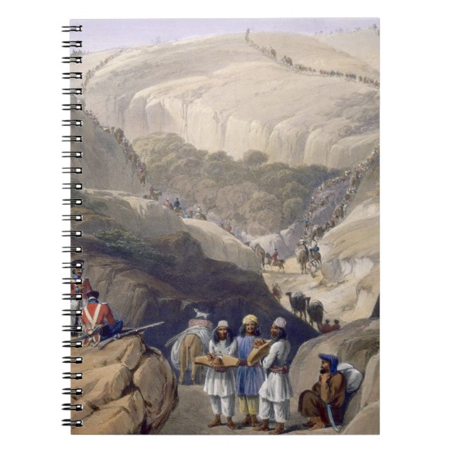 Caderno Espiral A primeira descida através da passagem de Koojah, (Frente)