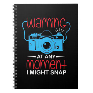 Caderno Espiral A Qualquer Momento, O Fotógrafo Pode Se Encaixar