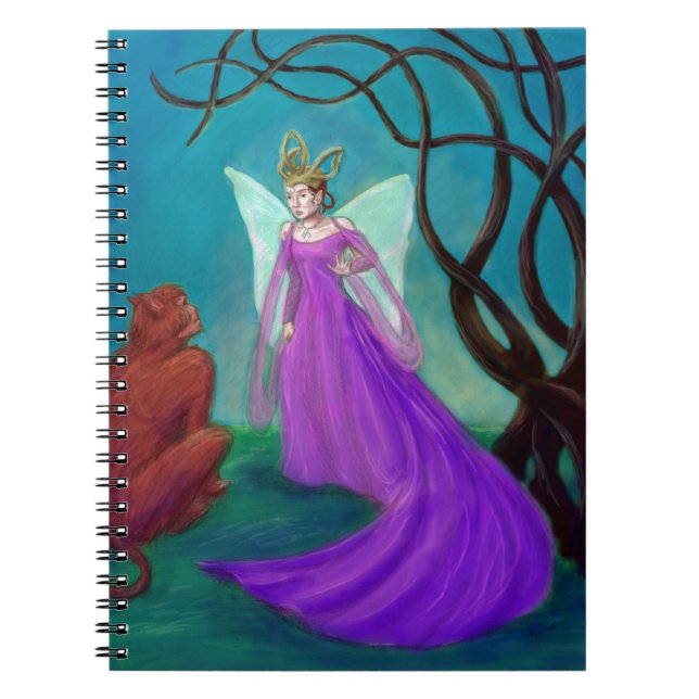 Caderno Espiral A Rainha Fada (Frente)