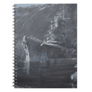Caderno Espiral A rainha solitária do Tirpitz norte Norway1944