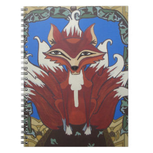 Caderno Espiral A raposa com nove caudas