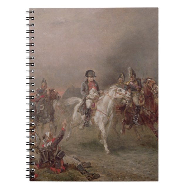 Caderno Espiral A retirada de Napoleon (óleo em canvas) (Frente)