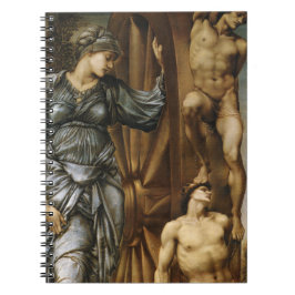Caderno Espiral A Roda da Fortuna (por Edward Burne-Jones)