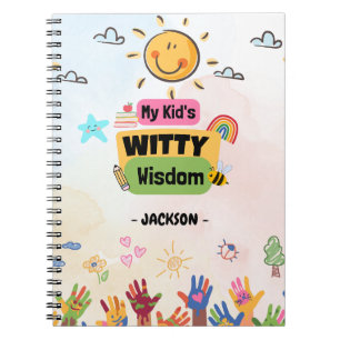 Caderno Espiral A Sabedoria Divertida do Meu Filho